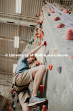 Choose Your Own Adventure gave students opportunities to climb the rock wall as part of the Big Reg 