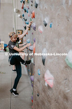 Choose Your Own Adventure gave students opportunities to climb the rock wall as part of the Big Reg 