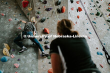 Choose Your Own Adventure gave students opportunities to climb the rock wall as part of the Big Reg 