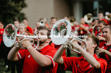 Big Red Welcome week featured the Cornhusker Marching Band Exhibition where they showed highlights o