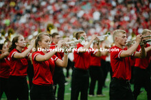 Big Red Welcome week featured the Cornhusker Marching Band Exhibition where they showed highlights o