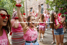 Sorority recruitment Bid Day. August 24, 2019. 