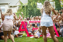 Sorority recruitment Bid Day. August 24, 2019. 