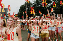 Sorority recruitment Bid Day. August 24, 2019. 
