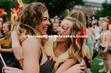 Sorority recruitment Bid Day. August 24, 2019. 