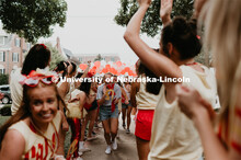 Sorority recruitment Bid Day. August 24, 2019. 