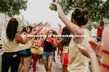 Sorority recruitment Bid Day. August 24, 2019. 