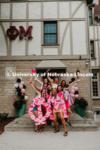Sorority recruitment Bid Day. August 24, 2019. 