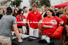 Students getting involved with an RSO. Students had the opportunity to engage with more than 350 boo
