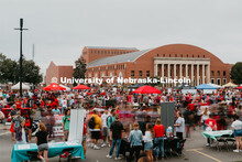 Students had the opportunity to engage with more than 350 booths hosted by local business, student o