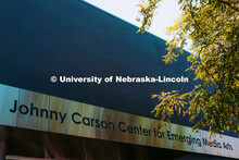 Johnny Carson Center for Emerging Media Arts is in the final stages of construction. Located on 13th