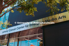 Johnny Carson Center for Emerging Media Arts is in the final stages of construction. Located on 13th
