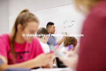 Calculus 106 recitation taught by Justin Nguyen in Louise Pound Hall 105. August 29, 2019. 