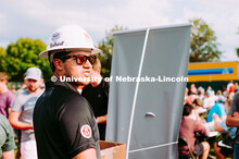Engineering students, faculty and staff attended the College of Engineering’s Big Red Welcome even