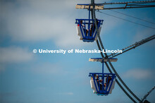 Farris Wheel at state fair. The University of Nebraska represents and celebrates their 150th year an