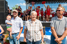 Families of the University Land Grant came to show their support at the Nebraska State Fair. The Uni