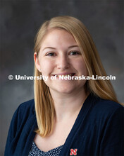 Studio portrait of Sally Ahrens, Research Assistant, Center for Science Mathematics and Computer Edu