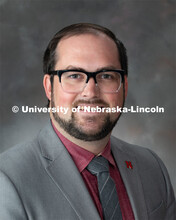 Studio portrait of Steven Cain, Instructional Designer, Center for Transformative Teaching. Septembe