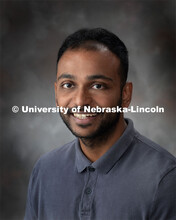 Studio portrait of Thushaar Patmanathan, Financial Associate, Nebraska Innovation Campus Business Ce