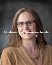 Studio portrait of Britany Porter, Financial Associate, NIC Business Center. September 4, 2019. 