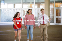 Academic Advisor, Will Schulenberg, giving a campus tour and working with students to help them find