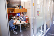 Academic Advisor, Tony Fucci, meets with students and helps them explore different options for their