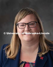 Studio portrait of Shannon Bartelt-Hunt, Professor and Chair for Civil Engineering. September 10, 20