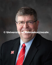 Studio portrait of John Ruberson, IANR Department Head. September 10, 2019. 