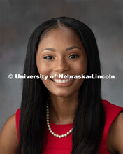 Studio portrait of Amyia Harris, 2019 McNair Scholars. September 13, 2019. 