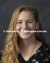 Studio portrait of Cailin Doiel, Hospitality, Restaurant and Tourism Management. September 12, 2019.