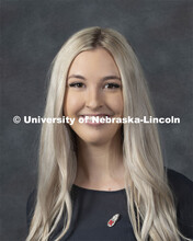 Studio portrait of Diandra Freese, Hospitality, Restaurant and Tourism Management. September 12, 201