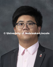 Studio portrait of Xuchen Gao, Hospitality, Restaurant and Tourism Management. September 12, 2019. 