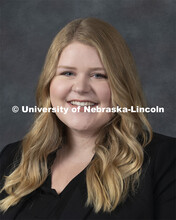 Studio portrait of Haley Hrnchir, Hospitality, Restaurant and Tourism Management. September 12, 2019