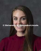 Studio portrait of Jessica Safarik, Hospitality, Restaurant and Tourism Management. September 12, 20