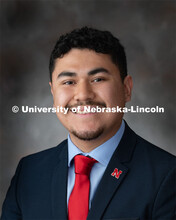 Studio portrait of Miguel Avila Garcia, 2019 McNair Scholars. September 12, 2019. 