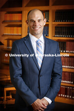 Jon Marshfield, Assistant Professor for the College of Law. Nebraska Law photo shoot. September 13, 