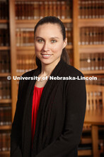 Sydnee Schuyler, Legal Assistant for the College of Law. Nebraska Law photo shoot. September 13, 201