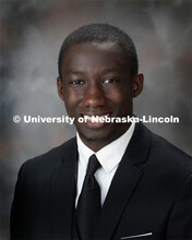 Studio portrait of Serigne Toure, 2019 McNair Scholars. September 20, 2019. 
