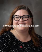Studio portrait of Leigh Thiedeman, Director, Fraternity and Sorority Life, Greek Affairs Office. Se