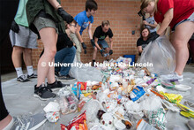 Students from the Environmental Studies Orientation class, including Luke Stursma, (lower left) Will