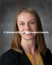Studio portrait of Lisa Hilzer, Accounting. September 25, 2019 