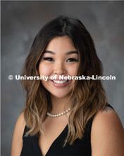 Studio portrait of Vivian Nguyen, 2019 McNair Scholars. September 25, 2019. 