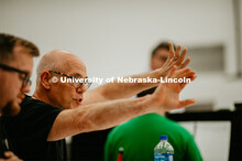 UNL Opera members rehearse Tyler White’s, The Gambler’s Son. UNL Opera will bring the world prem