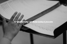 UNL Opera members rehearse Tyler White’s, The Gambler’s Son. UNL Opera will bring the world prem