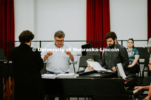UNL Opera members rehearse Tyler White’s, The Gambler’s Son. UNL Opera will bring the world prem