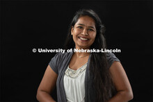 Studio portrait of Madhuri Palakurthi, Graduate Student, Textiles, Merchandising, and Fashion Design