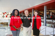 Charlie Foster, John Cook and Tiffany Heng-Moss are co-chairs of the Combined Campaign. October 8, 2