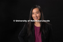 Studio portrait of Sharon Teo-Gooding, Professor, Johnny Carson School of Theatre and Film. October 