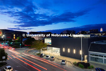 Building exterior. University of Nebraska - Johnny Carson Center for Emerging Media Arts. Photo cour