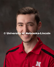 Studio portrait of Jared Fischer, Animal Technician, Institutional Animal Care Program. October 29, 